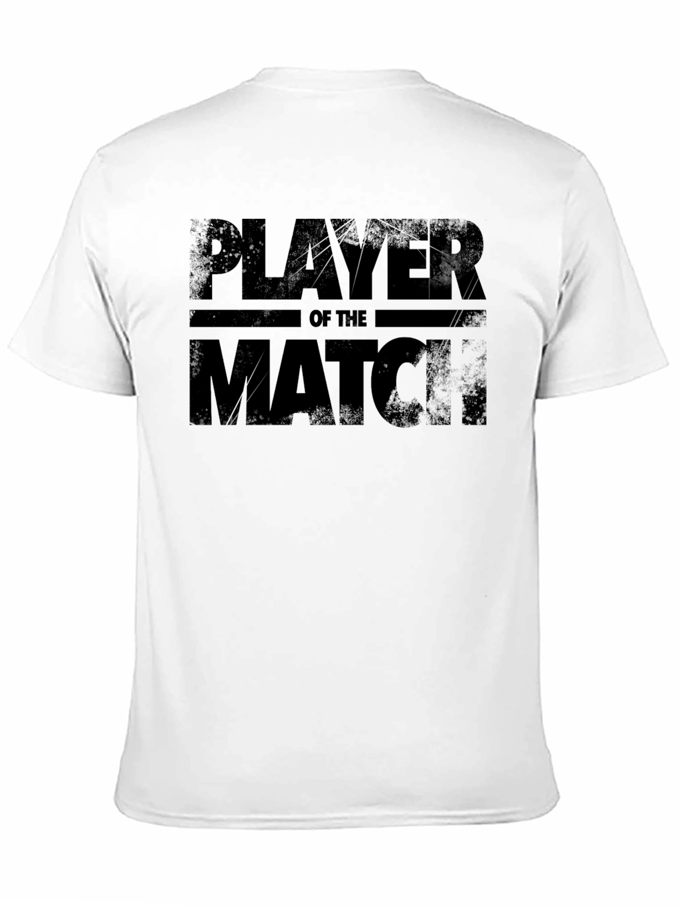 Player of the Match Black Graphic T-Shirt