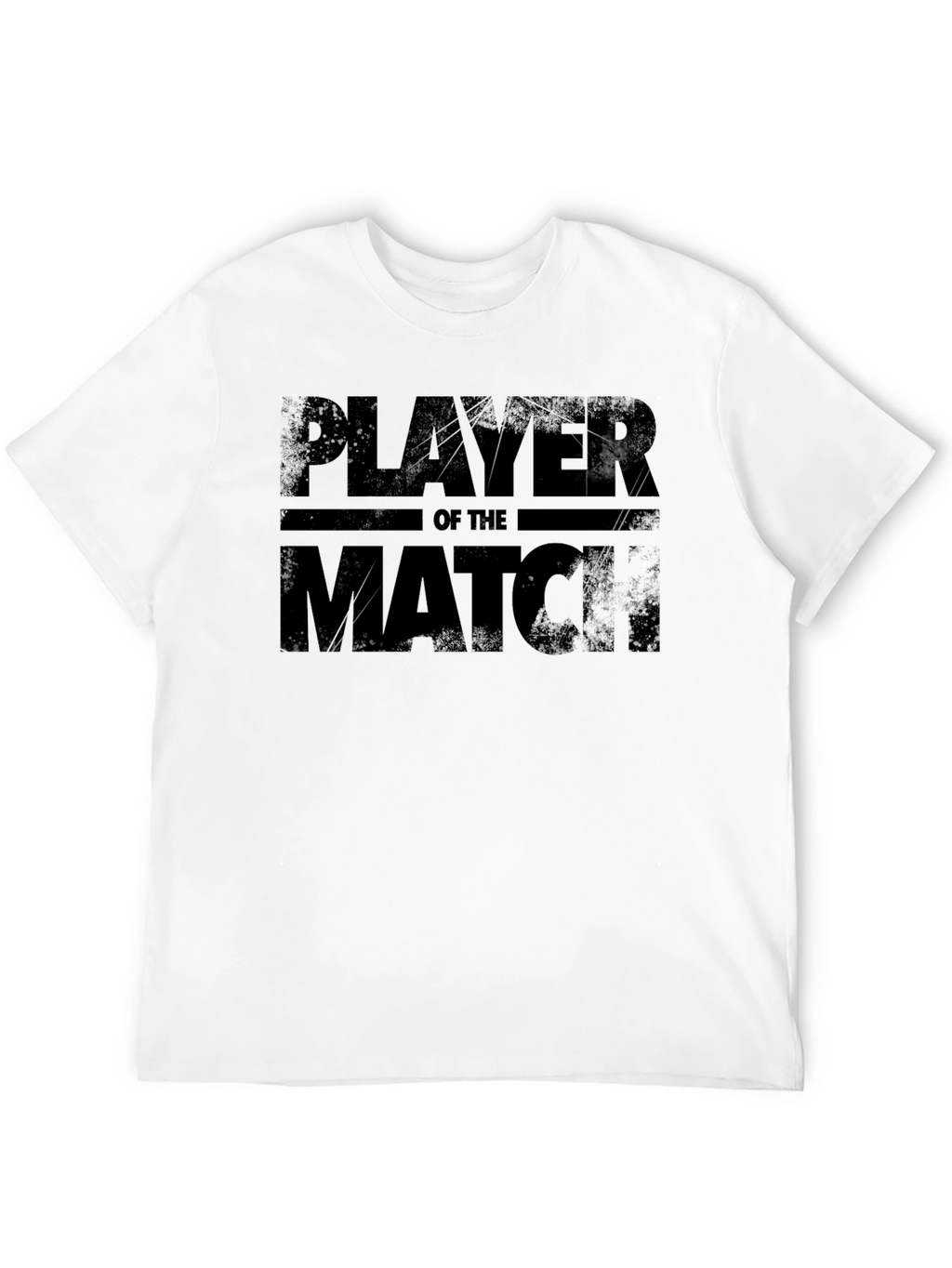 Player of the Match Black Graphic T-Shirt