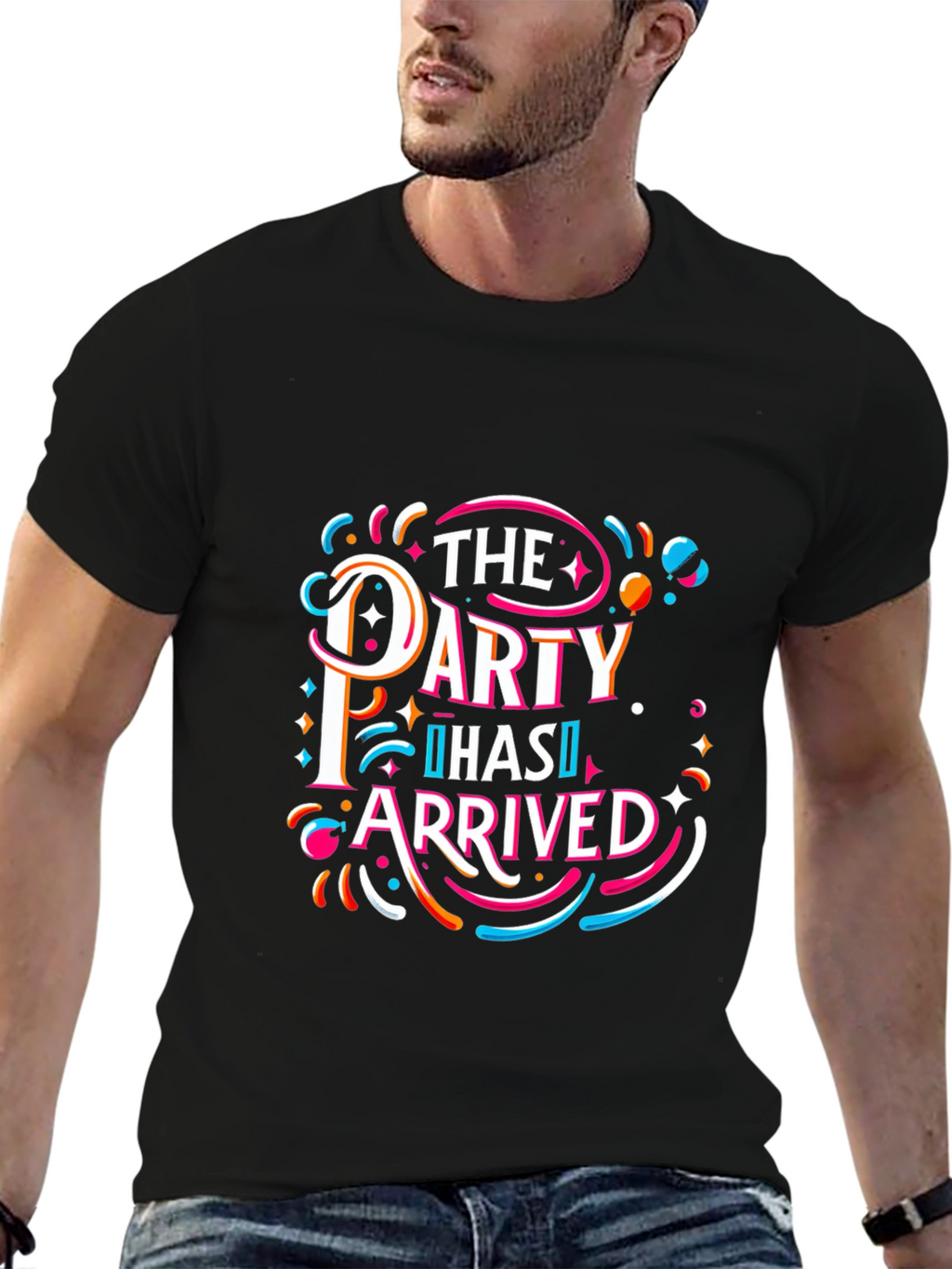 The Party Has Arrived Graphic T-Shirt