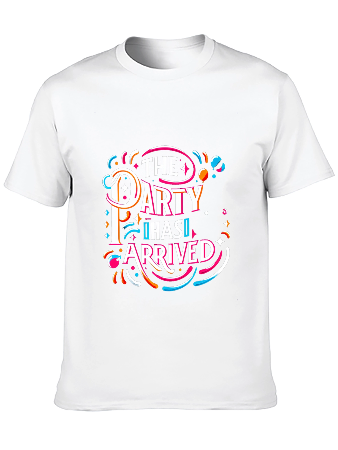 The Party Has Arrived Graphic T-Shirt