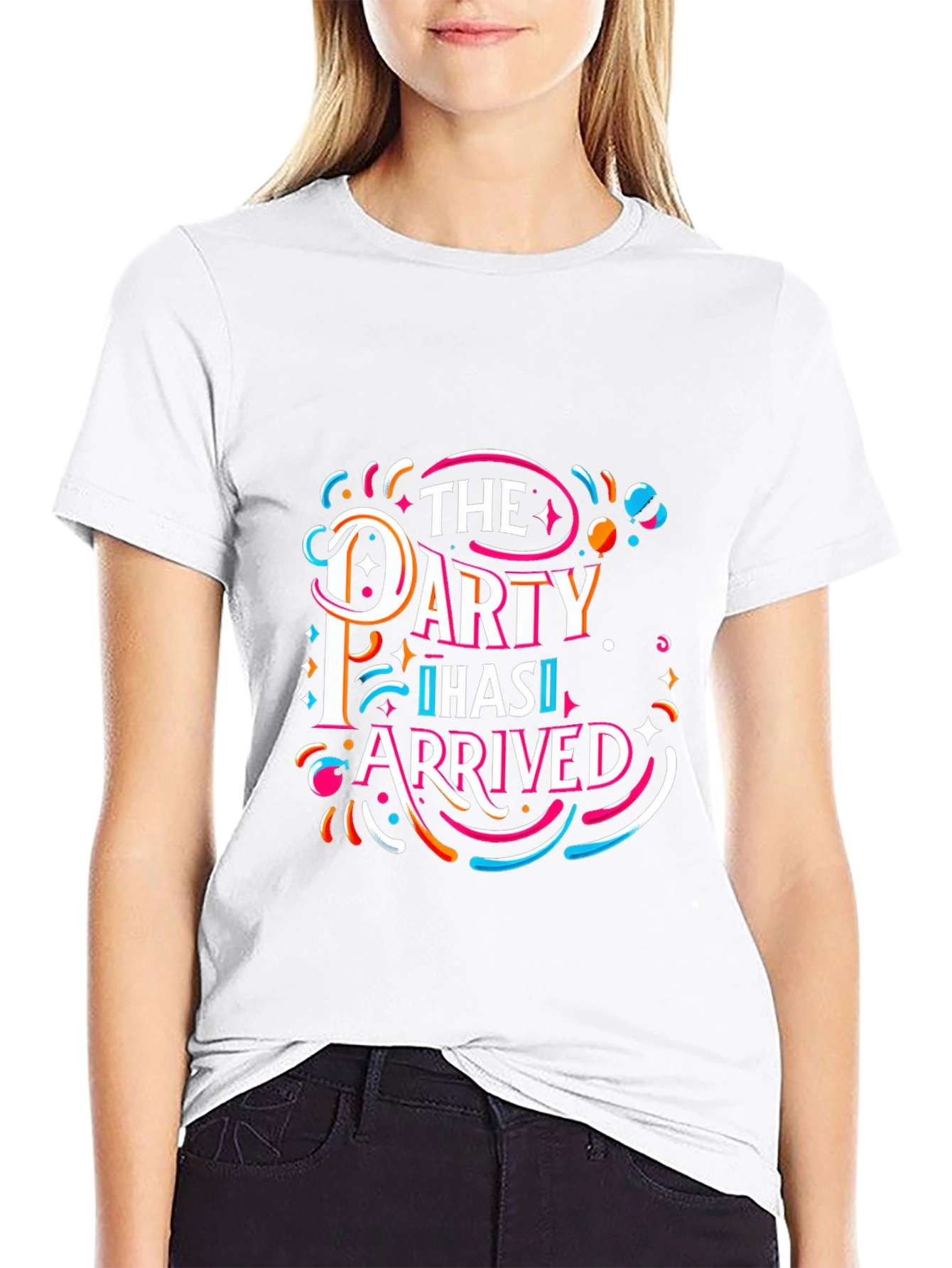 The Party Has Arrived Graphic T-Shirt