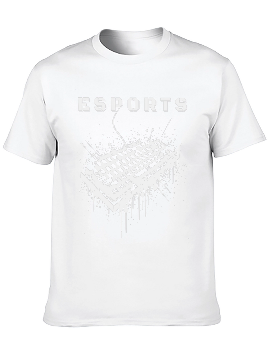 Esports Gaming Keyboard Graphic Tee - Gamer Shirt