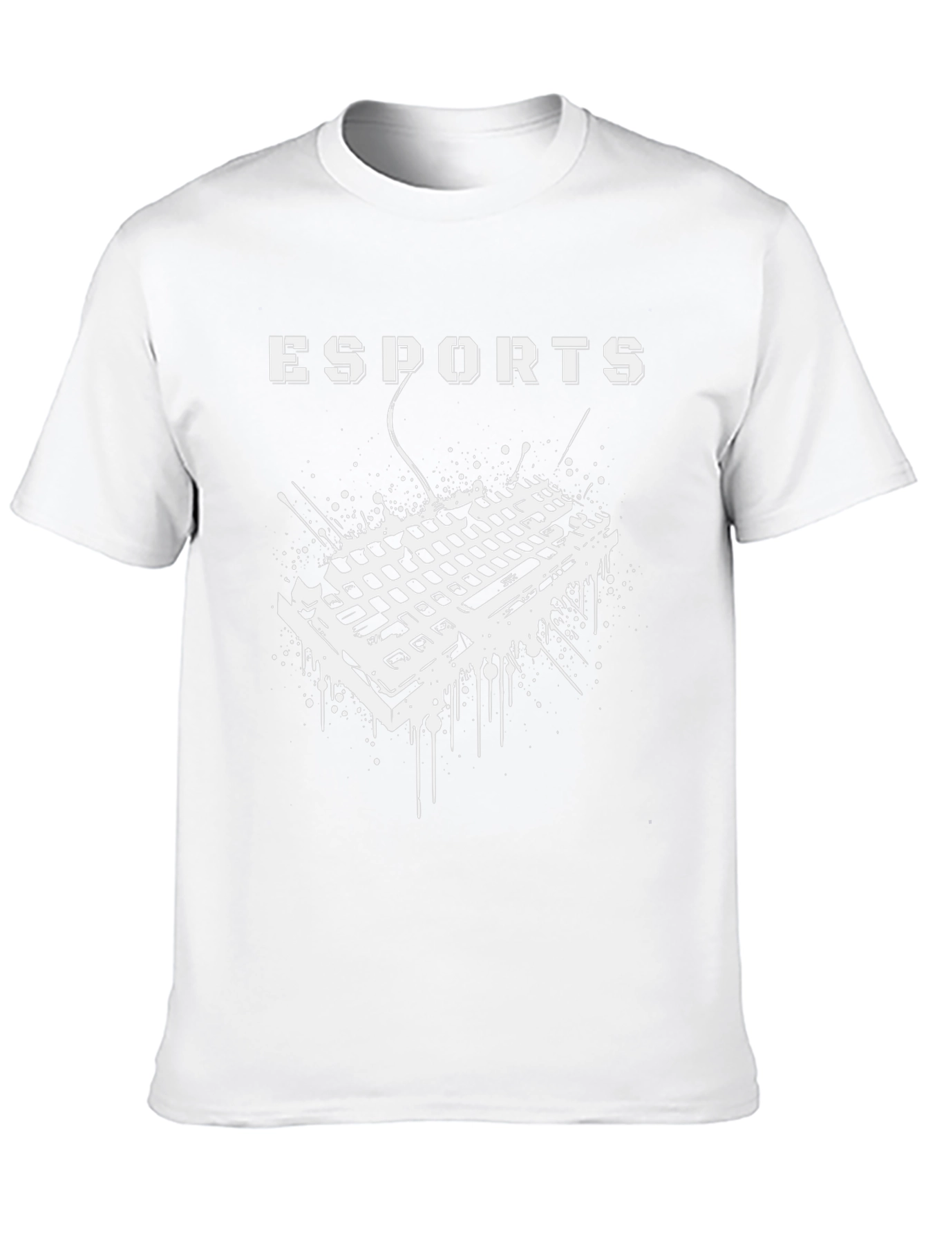Esports Gaming Keyboard Graphic Tee - Gamer Shirt