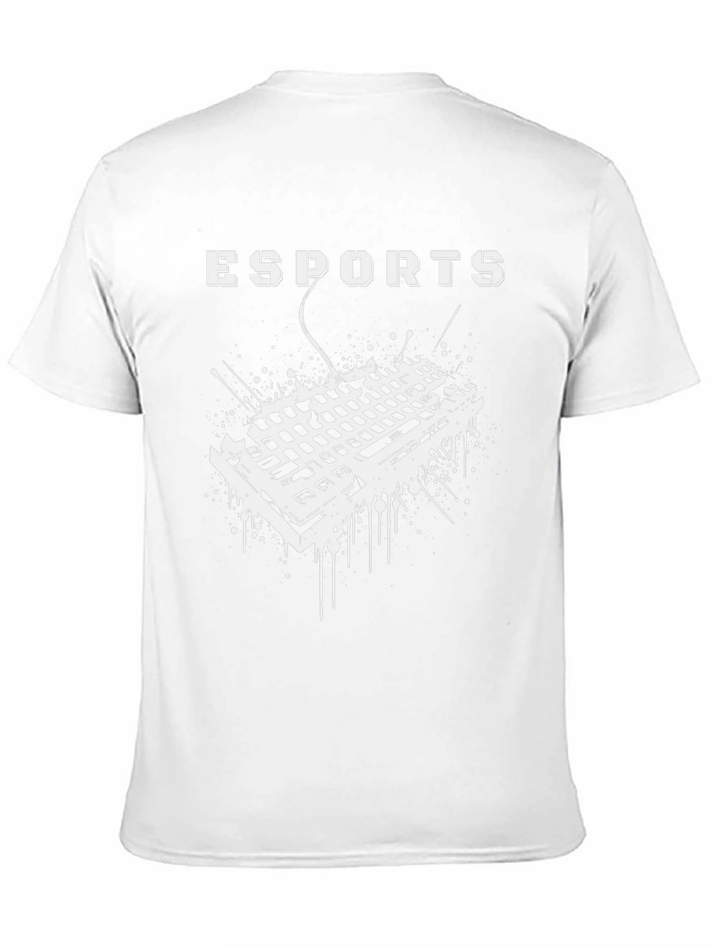 Esports Gaming Keyboard Graphic Tee - Gamer Shirt