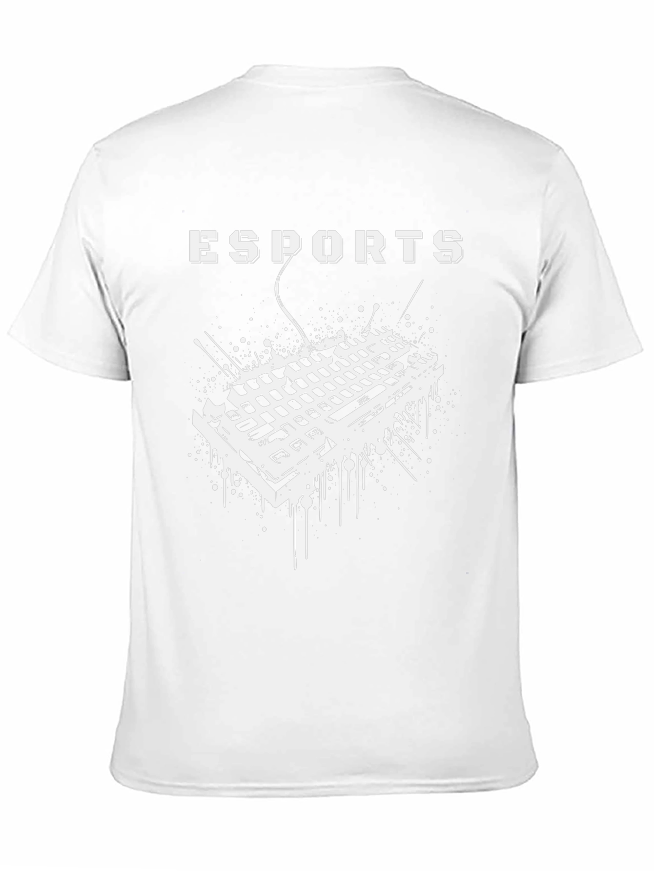 Esports Gaming Keyboard Graphic Tee - Gamer Shirt