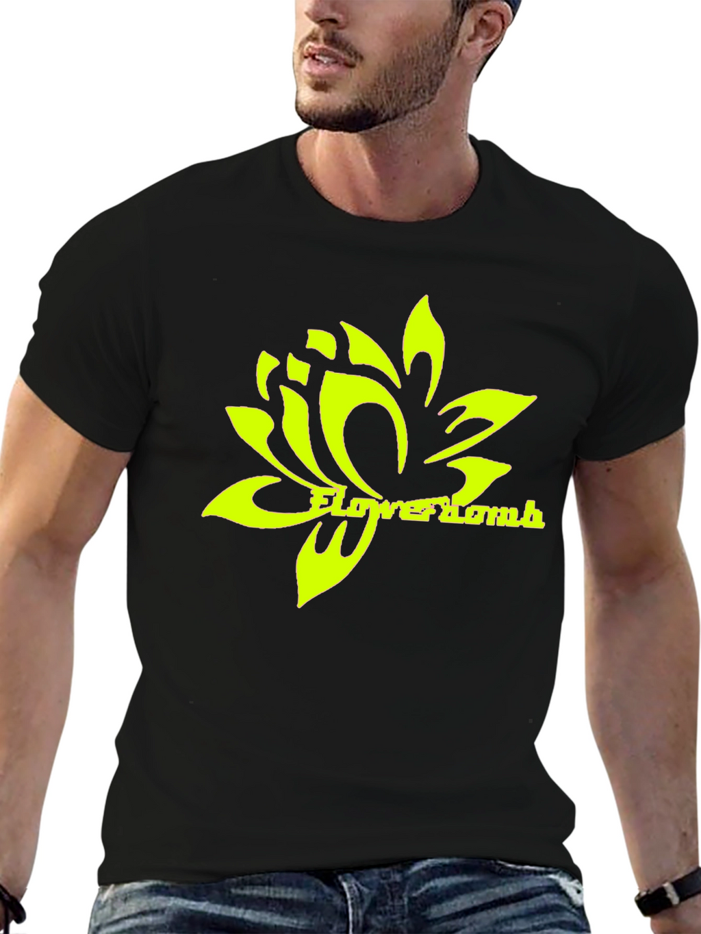 Flowerbomb Graphic Black T-Shirt