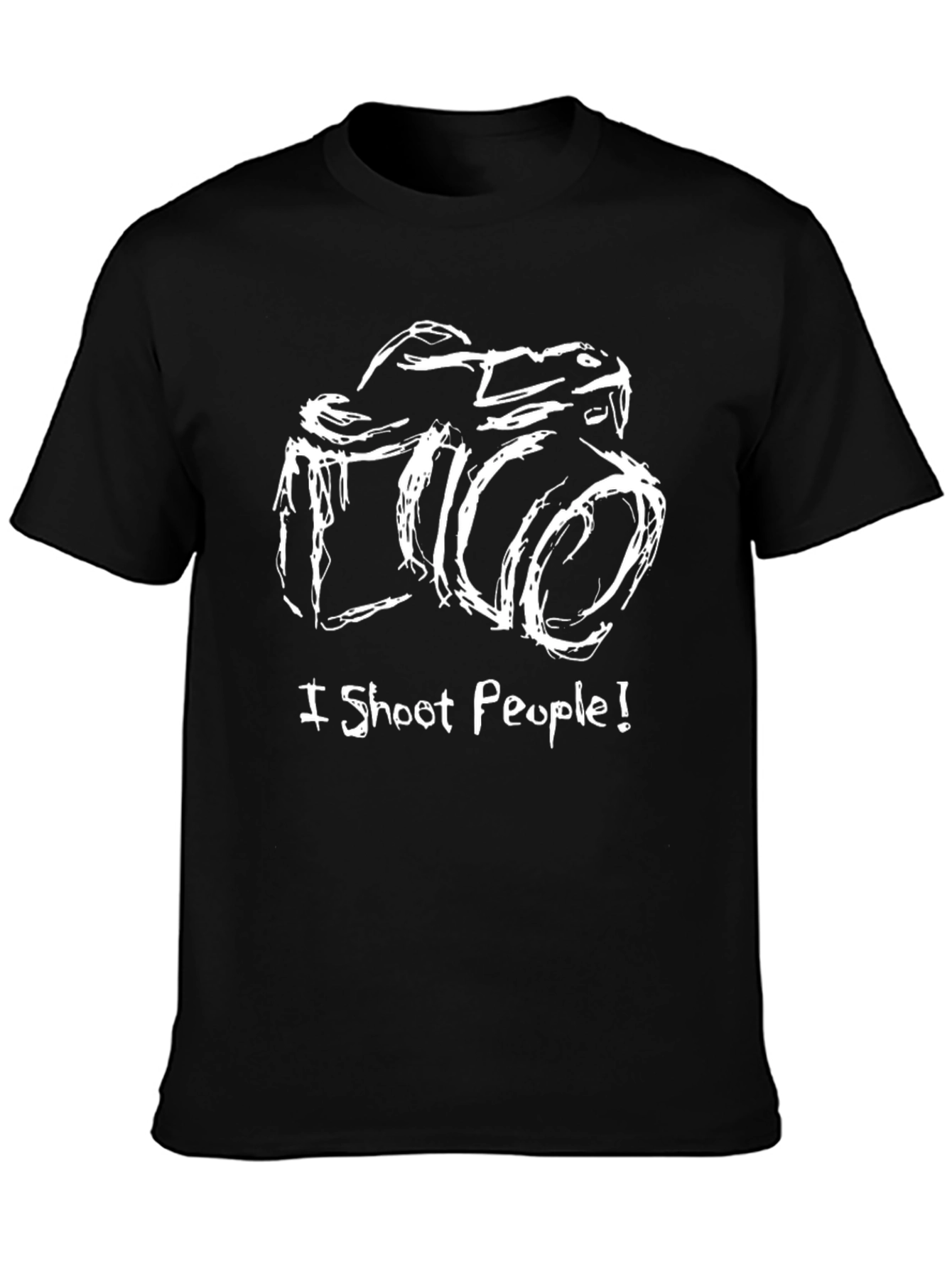 I Shoot People Camera T-Shirt - Photographer Tee