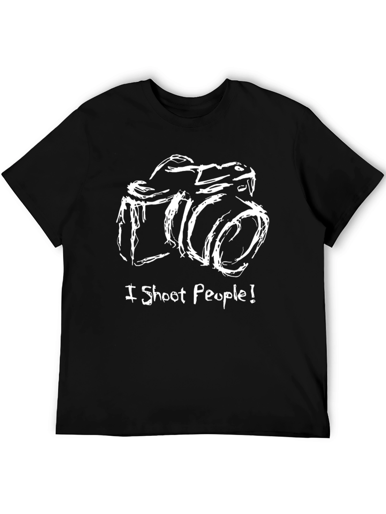 I Shoot People Camera T-Shirt - Photographer Tee