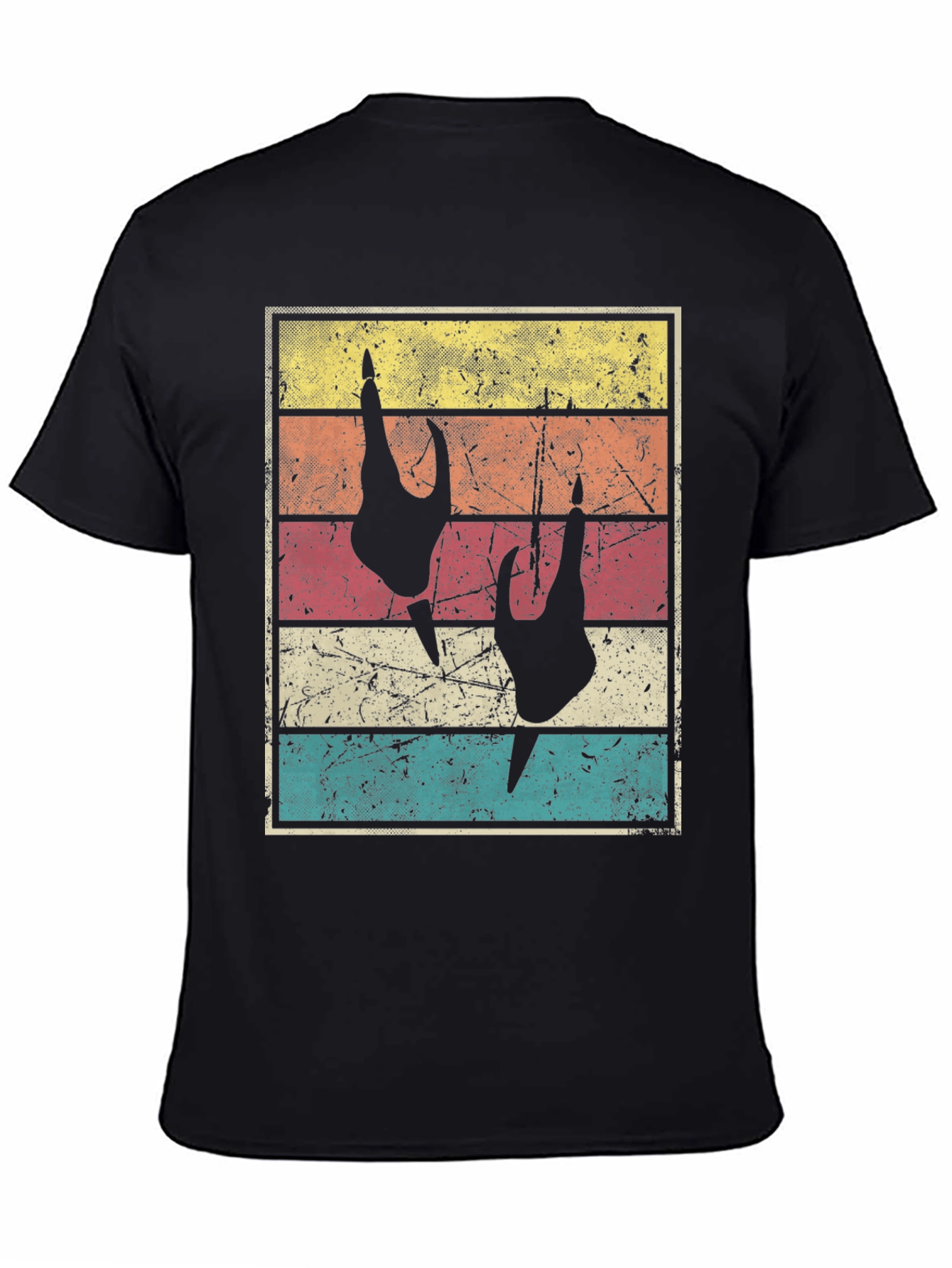 Retro Raptor Claw T-Shirt - Vintage Dinosaur Graphic Tee