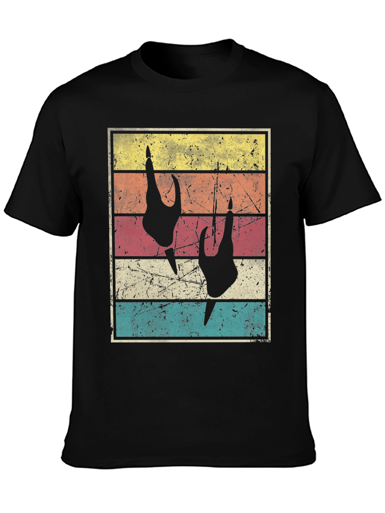 Retro Raptor Claw T-Shirt - Vintage Dinosaur Graphic Tee