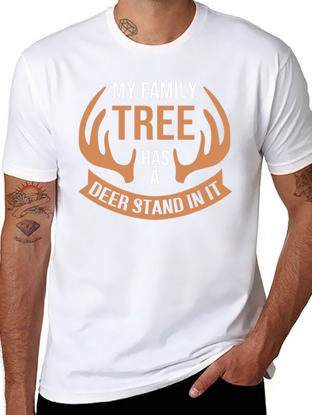 My Family Tree Deer Stand T-Shirt