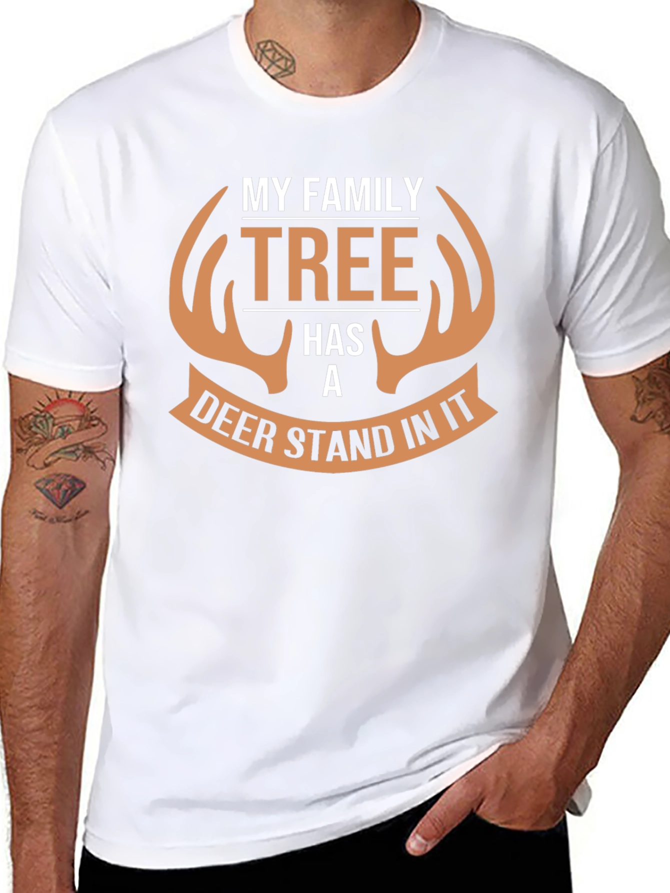 My Family Tree Deer Stand T-Shirt