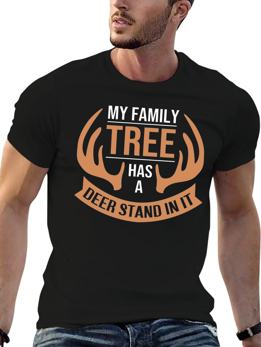 My Family Tree Deer Stand T-Shirt