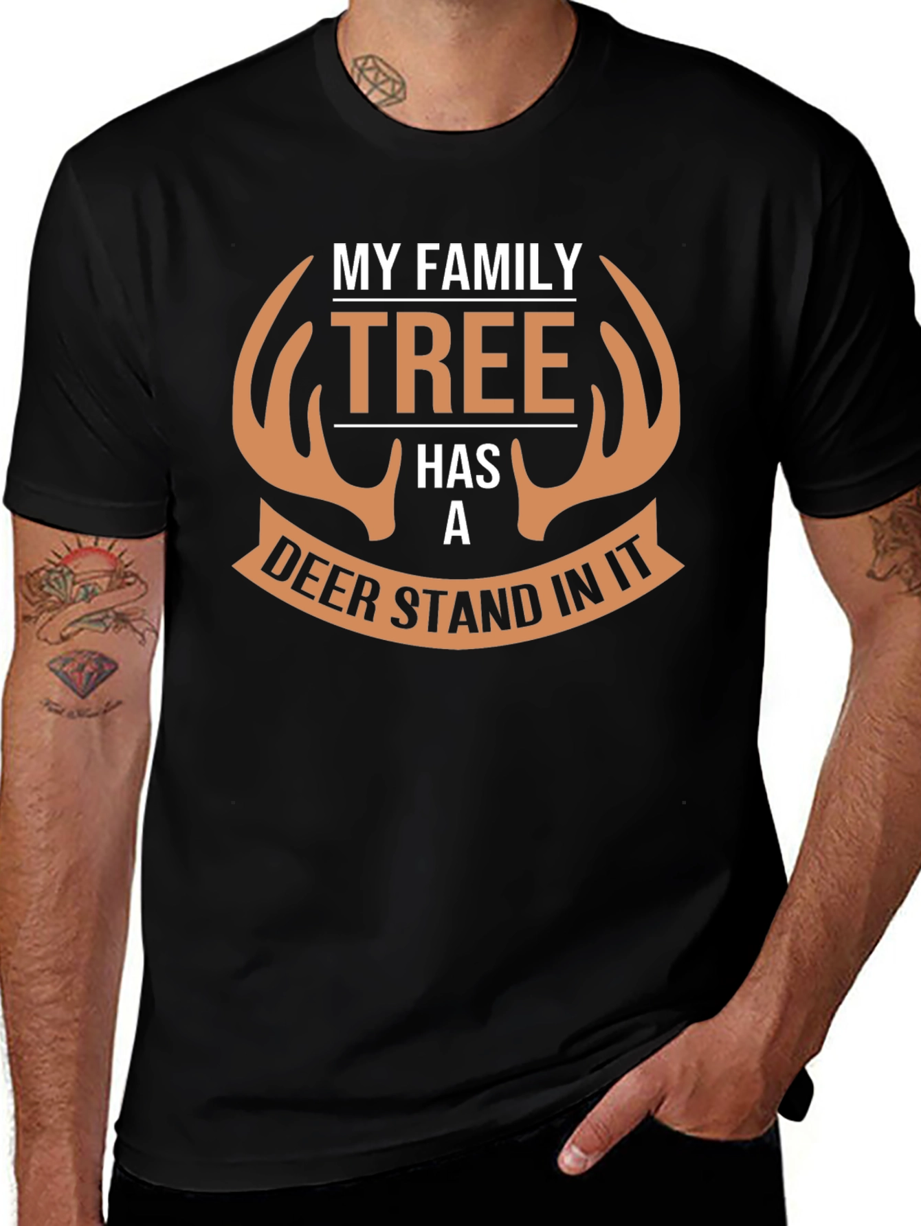 My Family Tree Deer Stand T-Shirt
