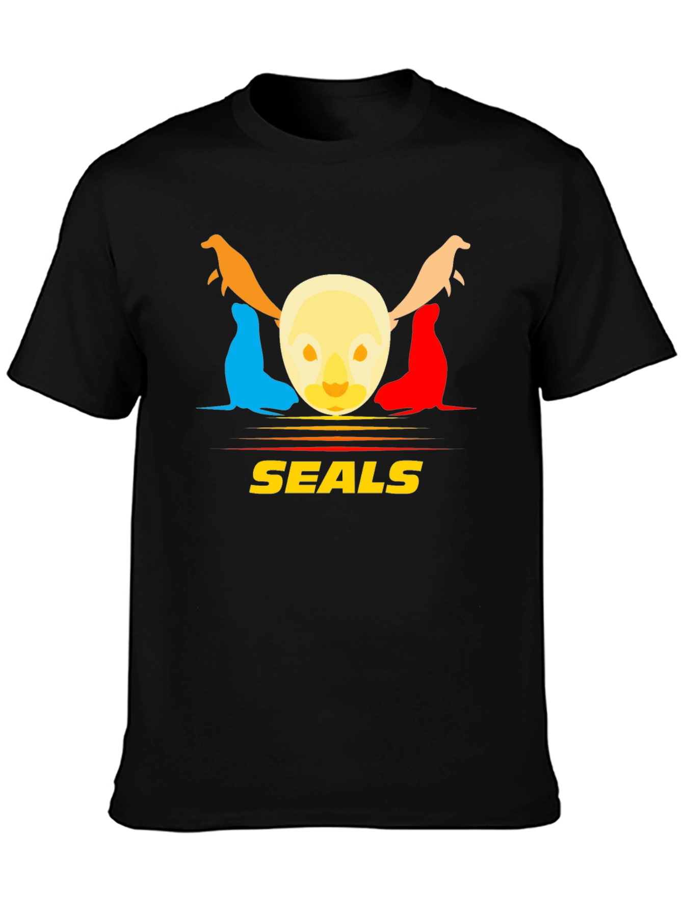 Colorful Seals Graphic Tee - Unisex