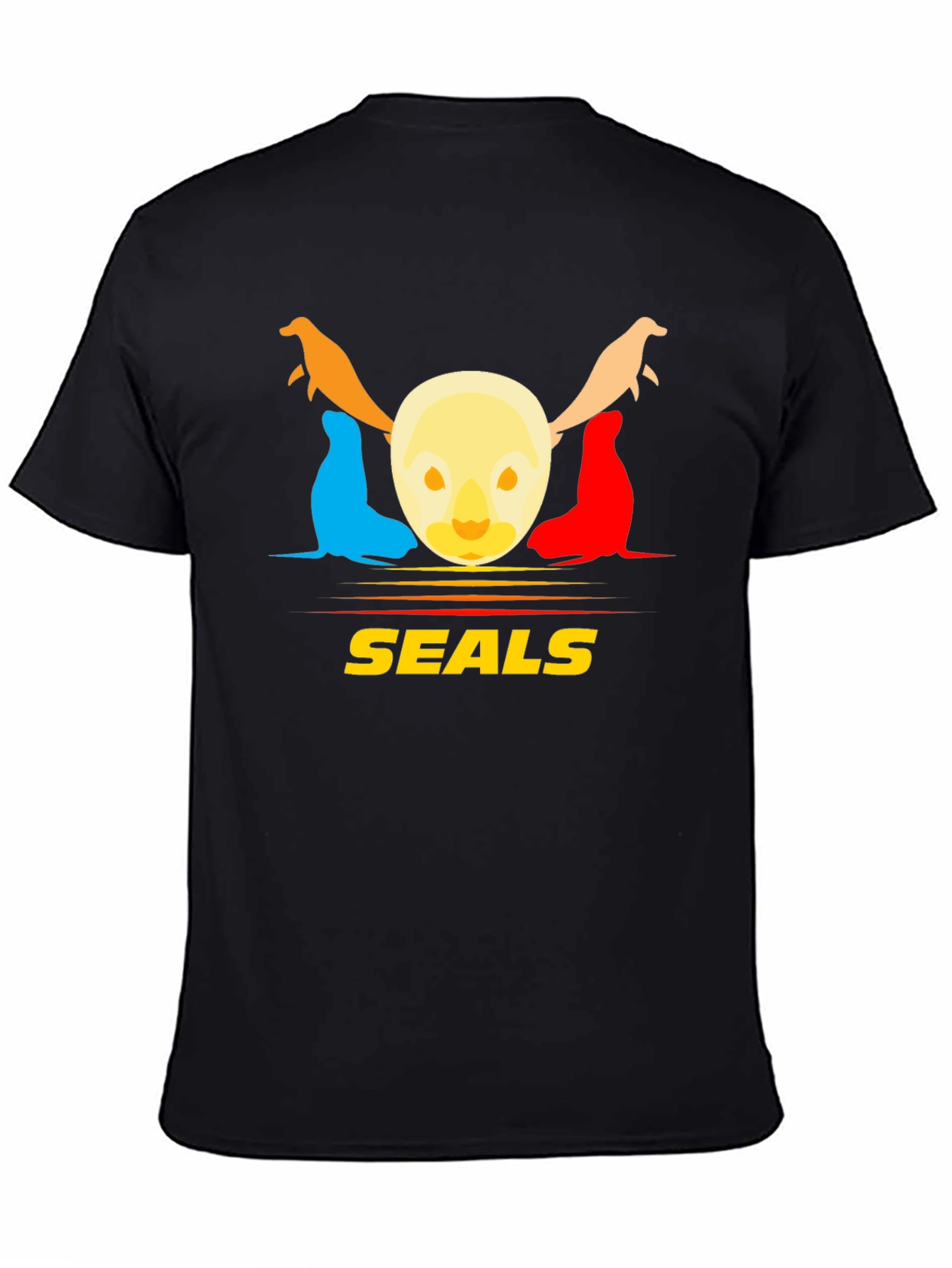Colorful Seals Graphic Tee - Unisex