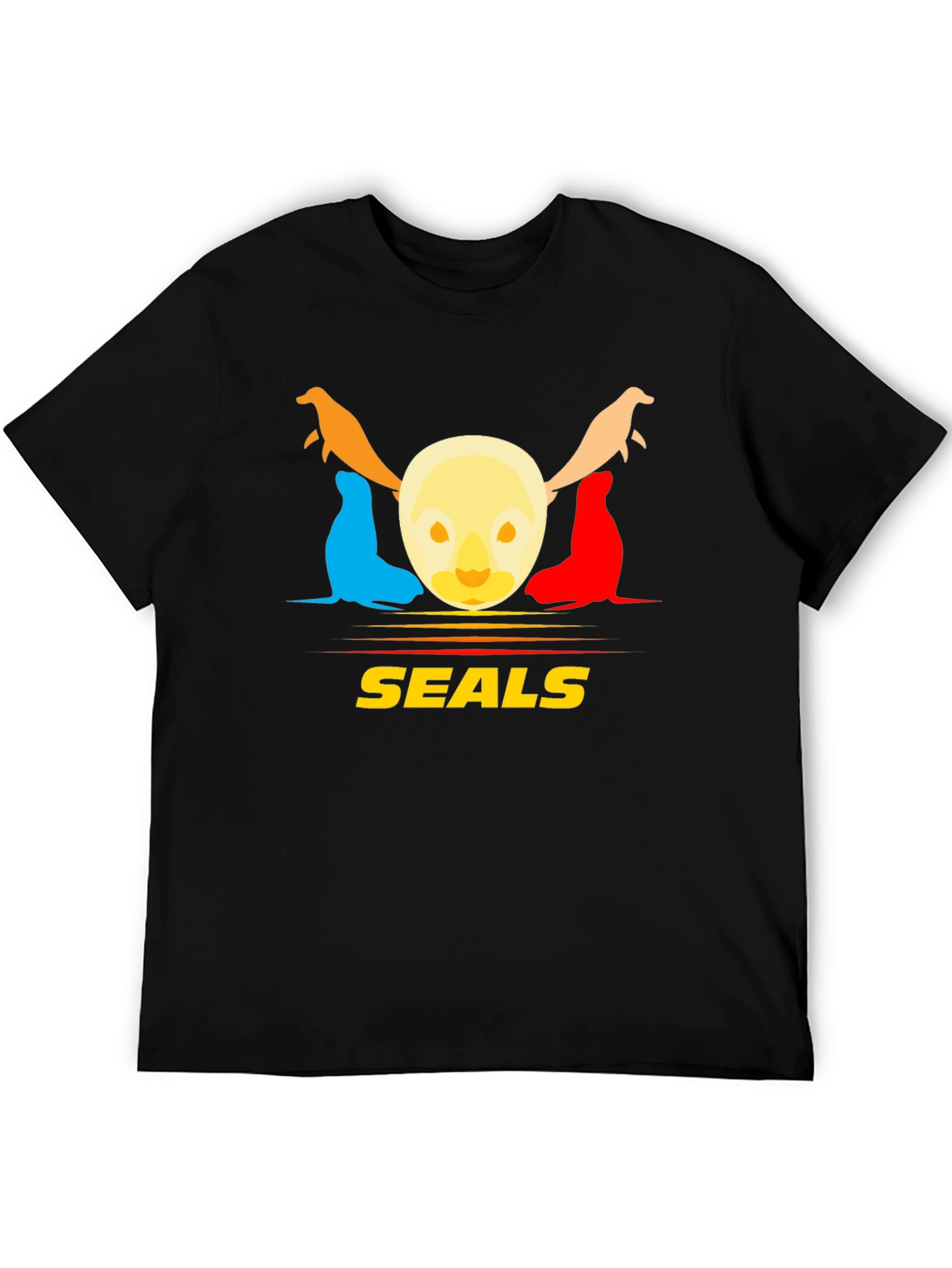 Colorful Seals Graphic Tee - Unisex