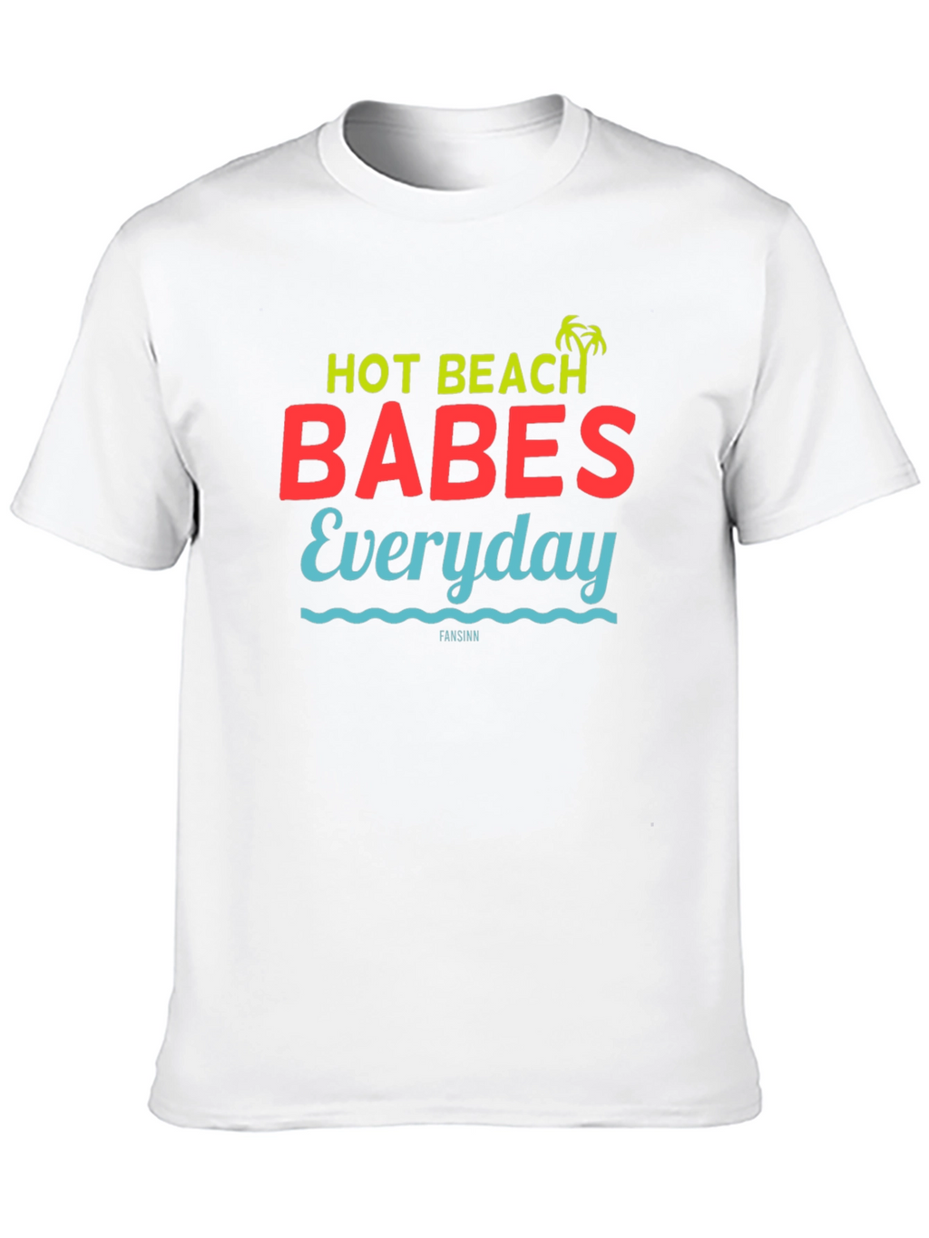Hot Beach Babes Everyday Graphic Tee - Black