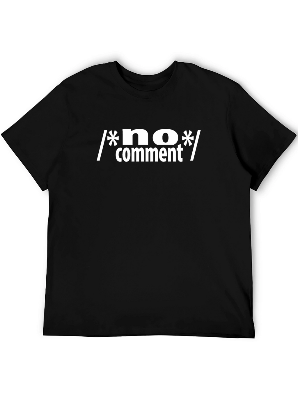 No Comment Graphic Tee - Programmer Humor T-Shirt