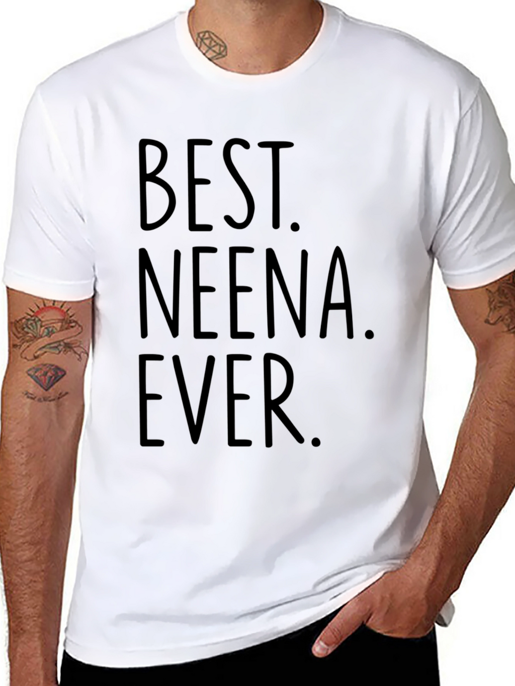 Best Neena Ever Black Graphic Tee