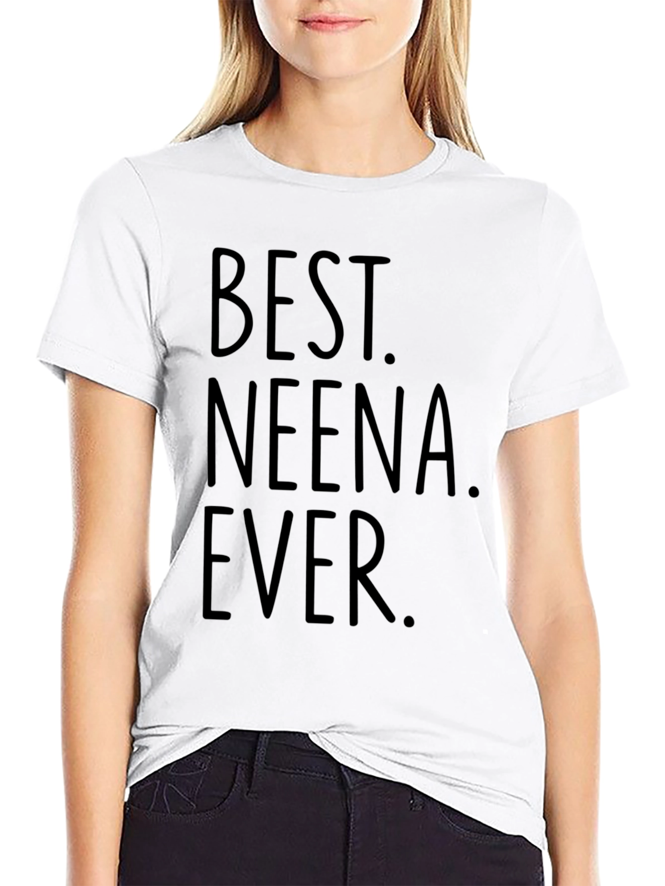 Best Neena Ever Black Graphic Tee
