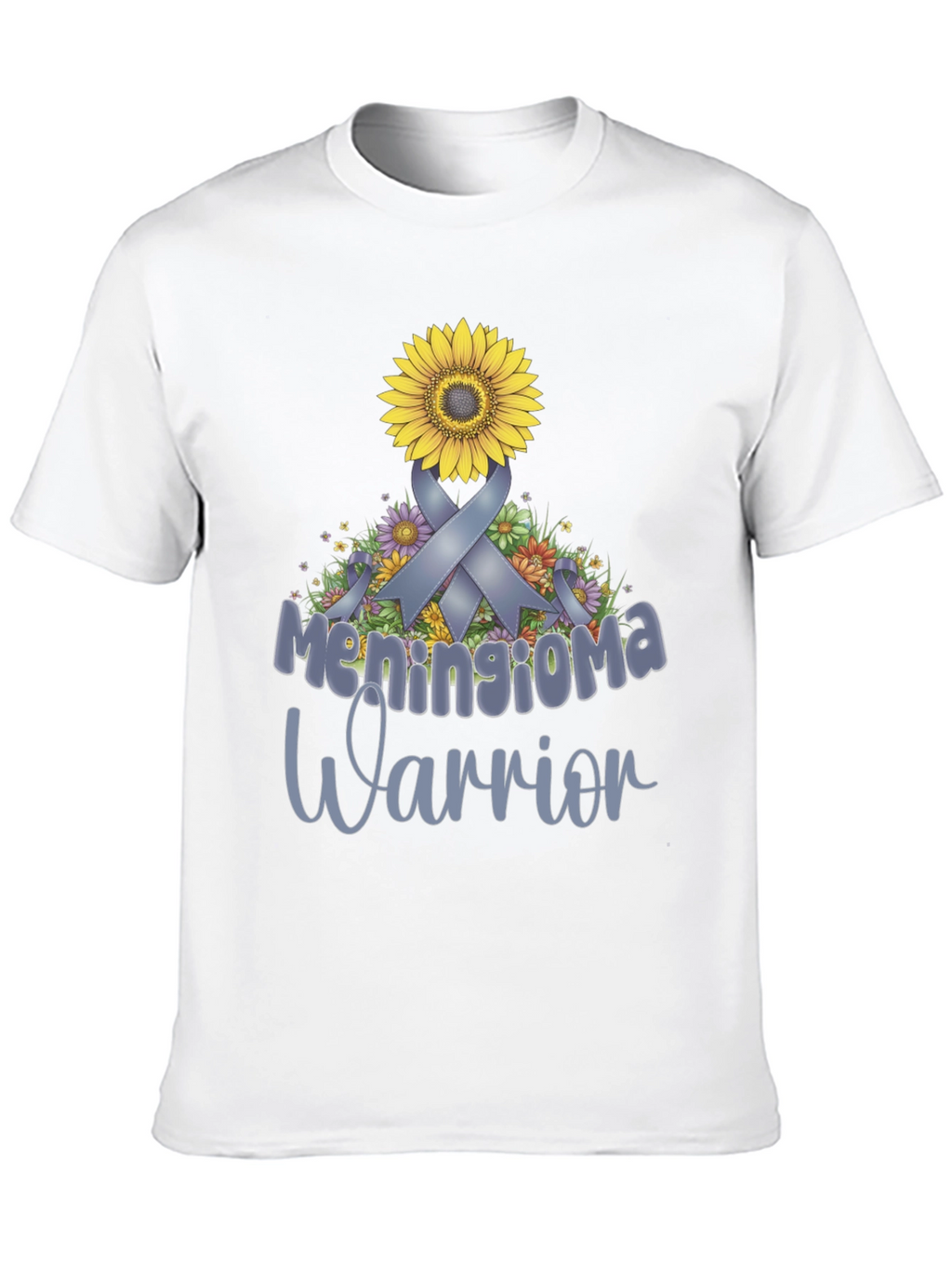 Meningioma Warrior T-Shirt - Sunflower Ribbon