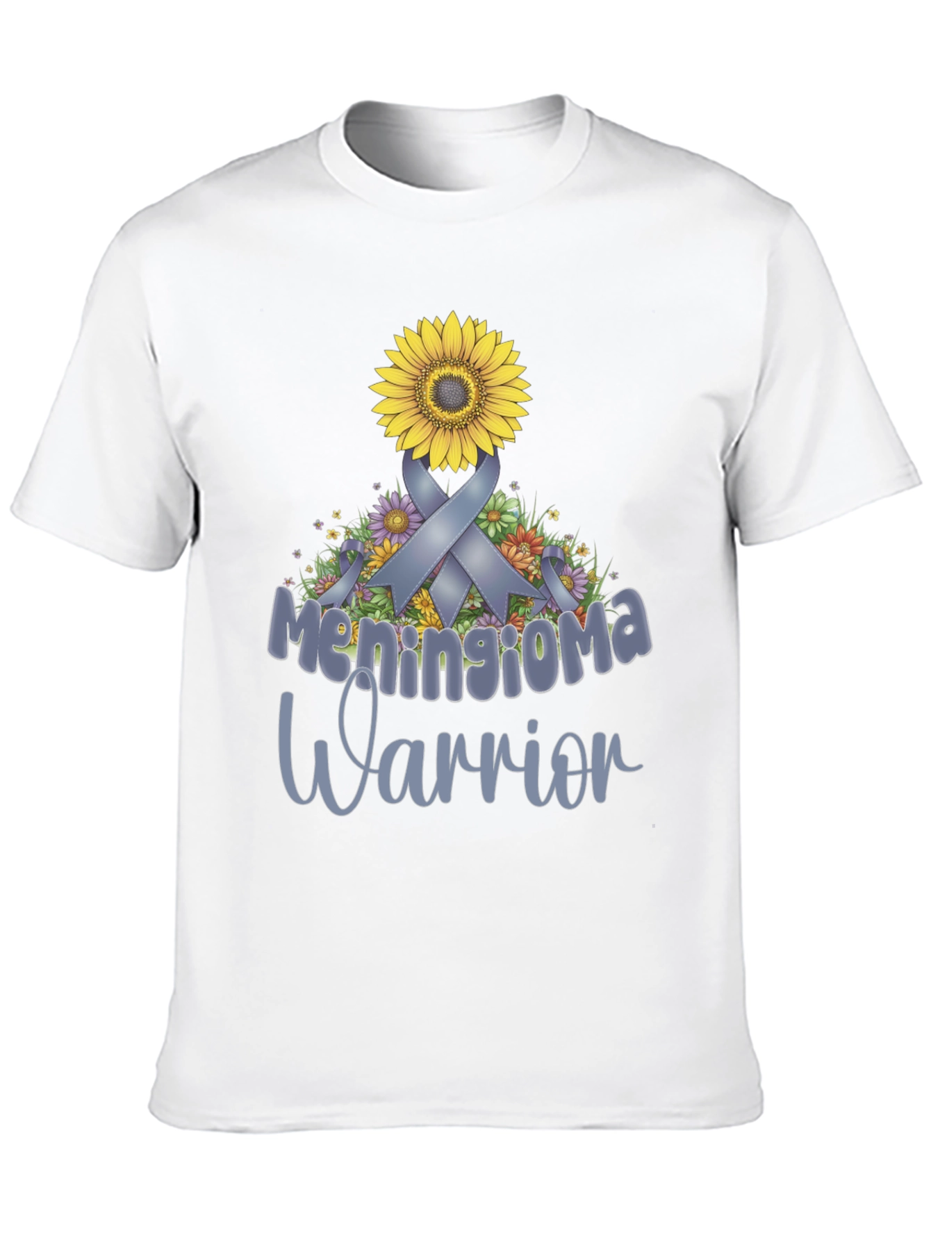 Meningioma Warrior T-Shirt - Sunflower Ribbon