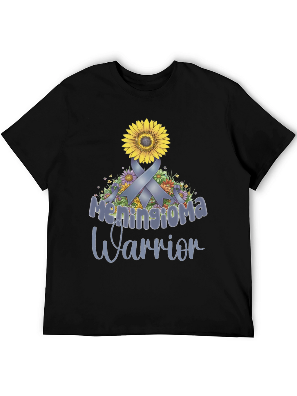 Meningioma Warrior T-Shirt - Sunflower Ribbon