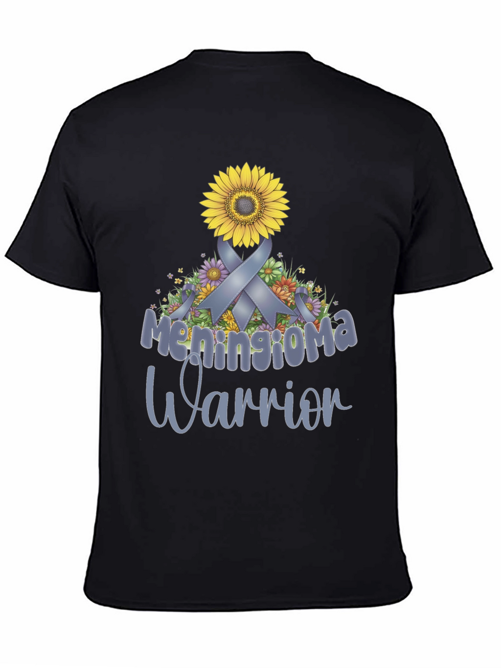 Meningioma Warrior T-Shirt - Sunflower Ribbon