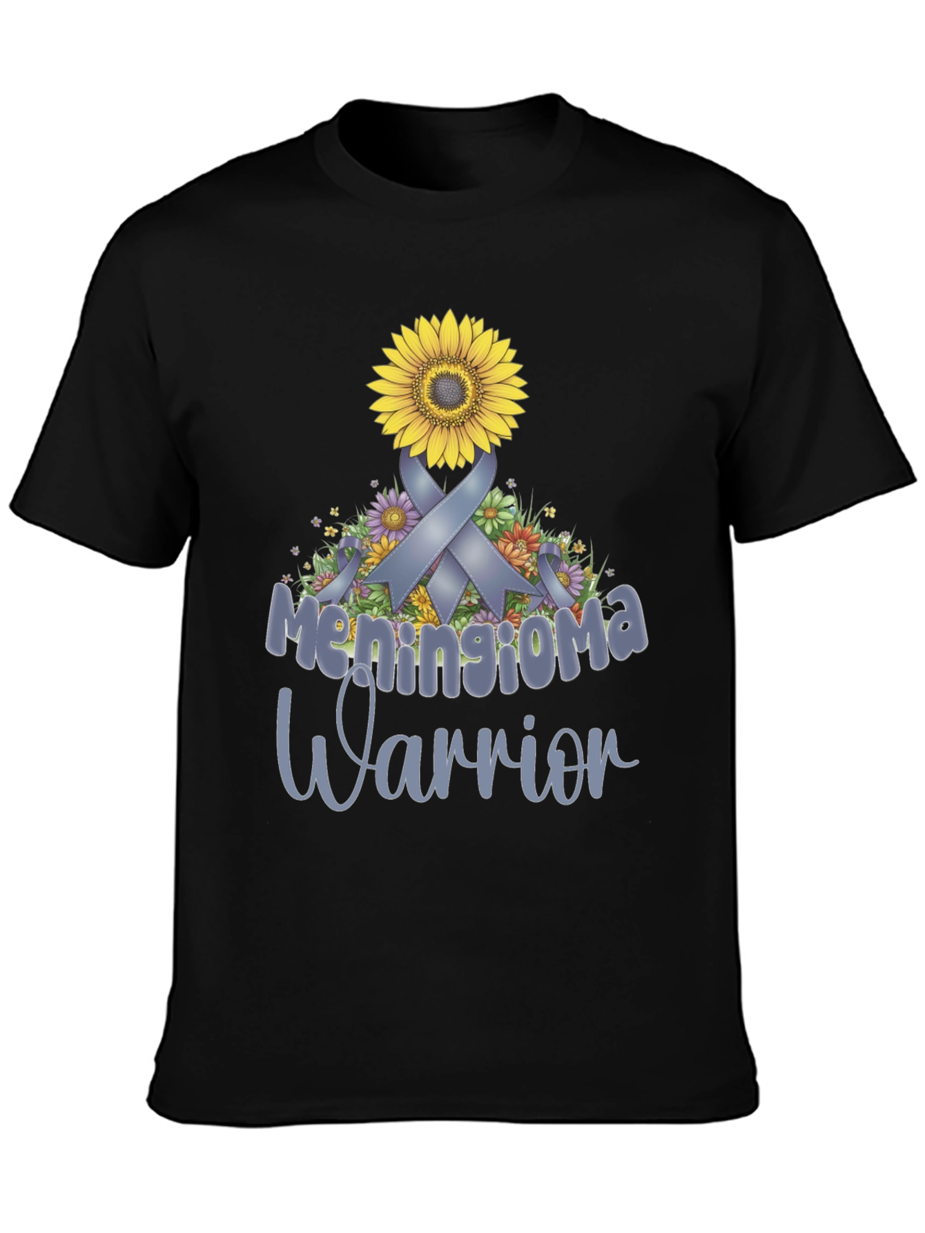 Meningioma Warrior T-Shirt - Sunflower Ribbon