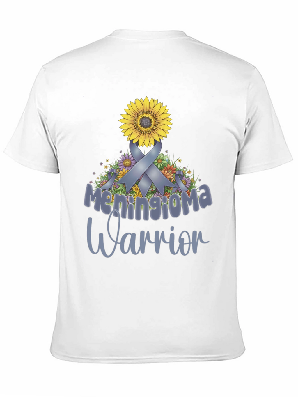 Meningioma Warrior T-Shirt - Sunflower Ribbon
