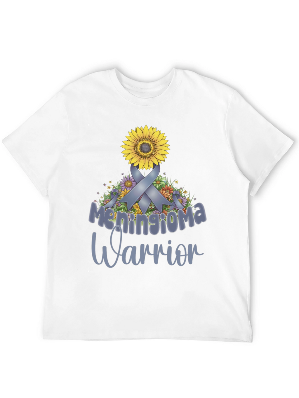 Meningioma Warrior T-Shirt - Sunflower Ribbon