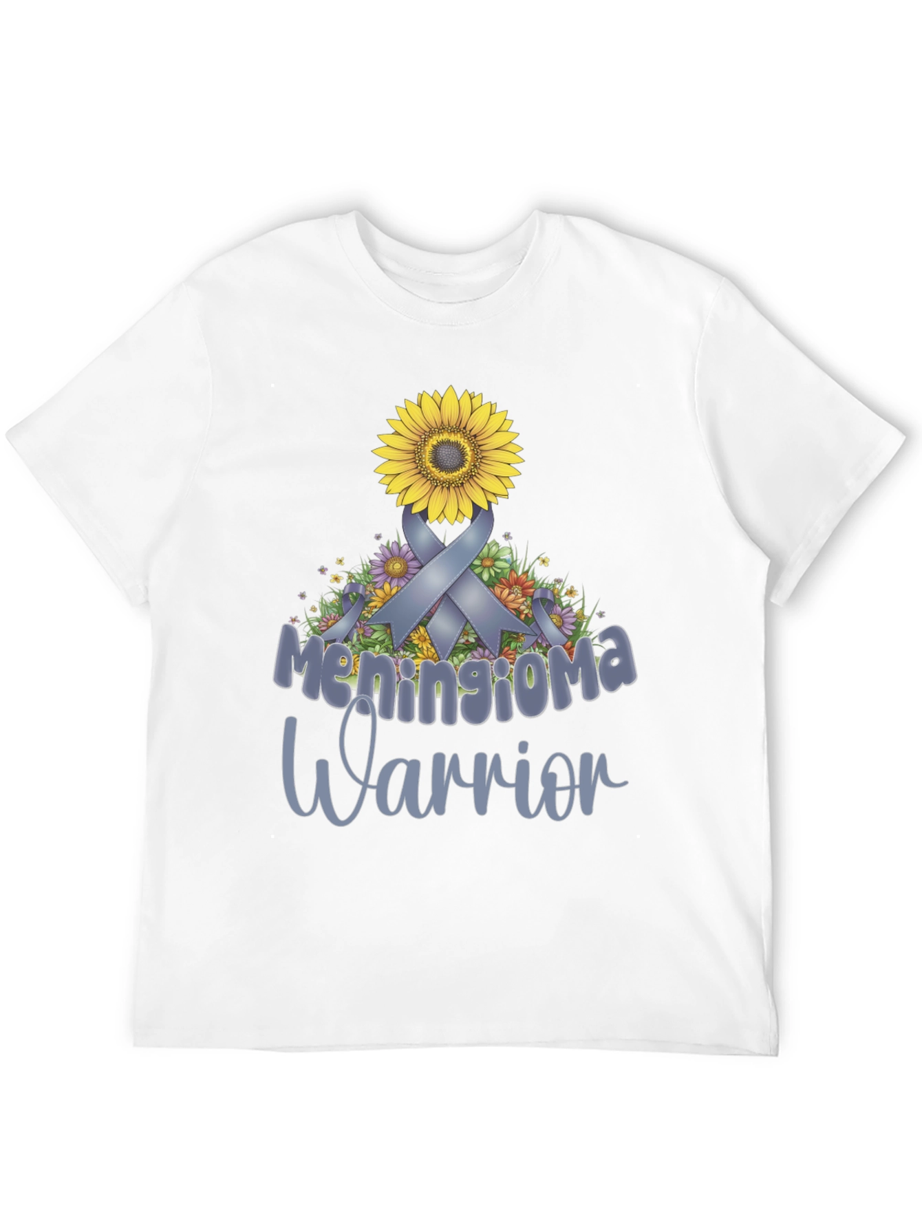 Meningioma Warrior T-Shirt - Sunflower Ribbon
