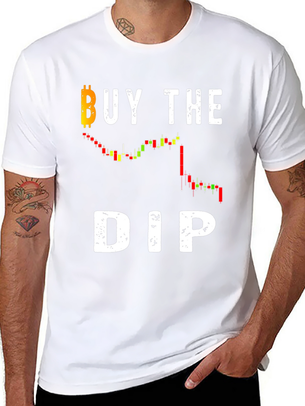Buy the Dip Bitcoin Crypto T-Shirt