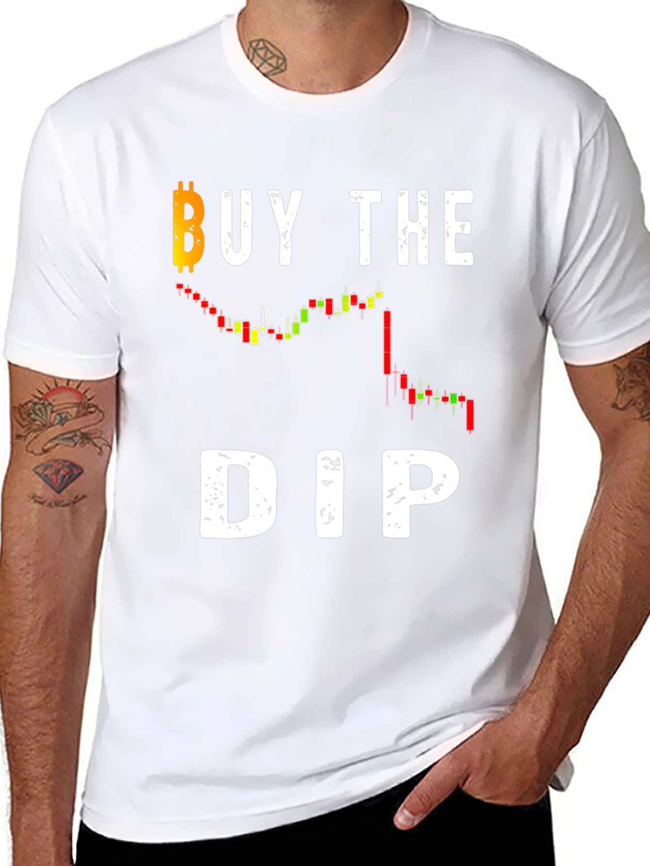 Buy the Dip Bitcoin Crypto T-Shirt