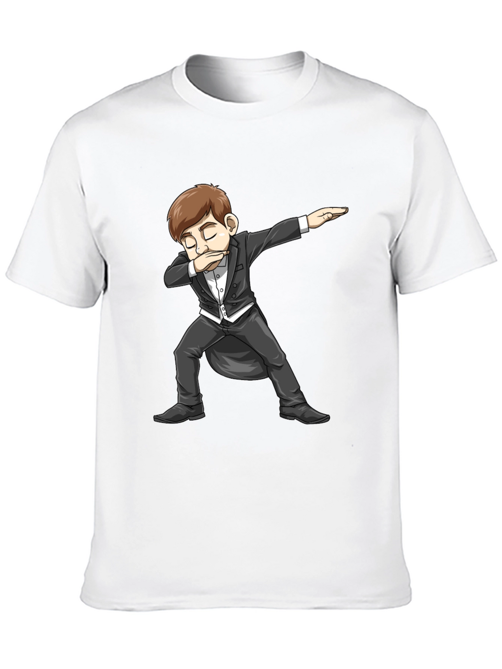 Dabbing Tuxedo Cartoon T-Shirt