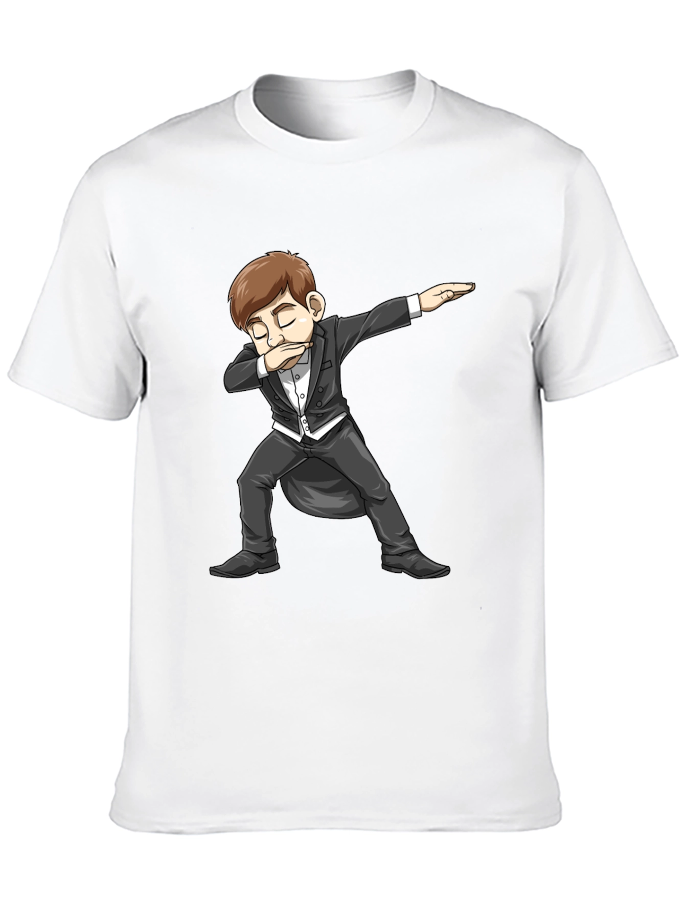Dabbing Tuxedo Cartoon T-Shirt