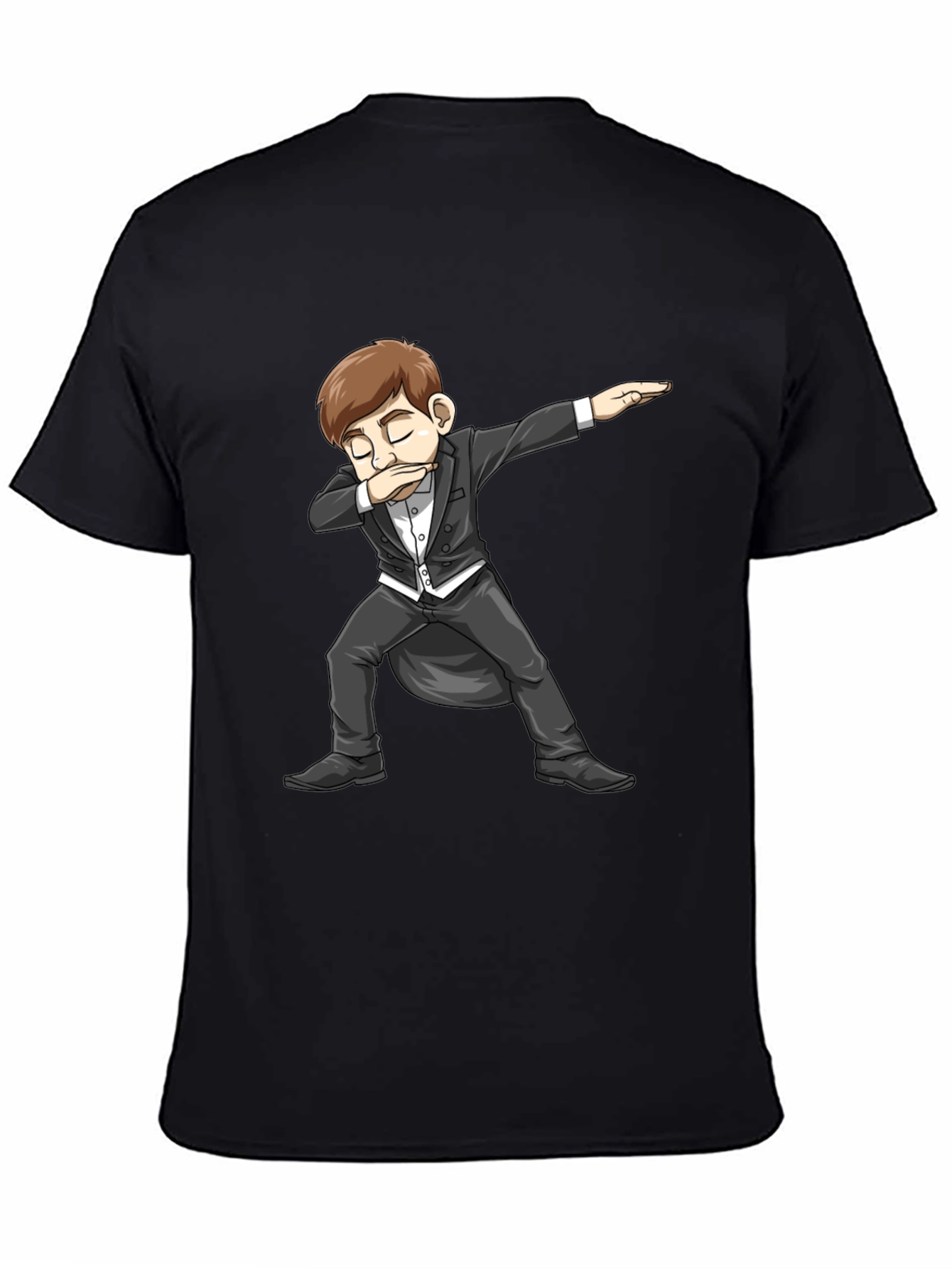Dabbing Tuxedo Cartoon T-Shirt