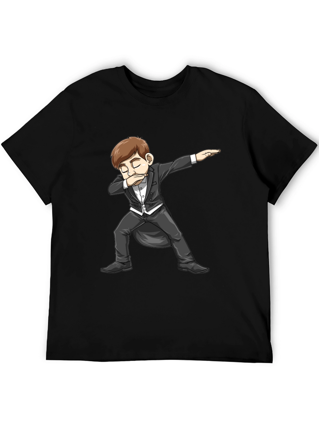 Dabbing Tuxedo Cartoon T-Shirt