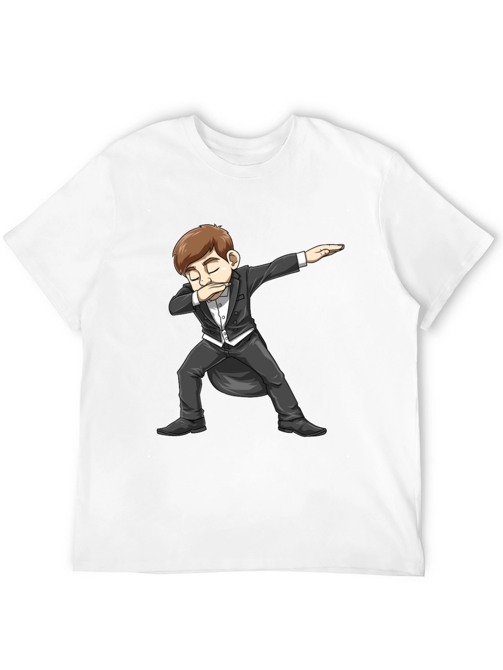 Dabbing Tuxedo Cartoon T-Shirt
