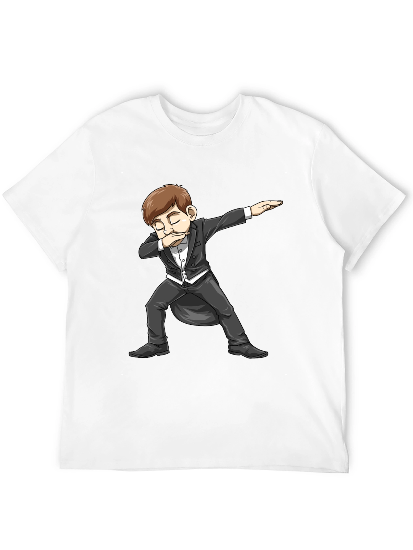 Dabbing Tuxedo Cartoon T-Shirt