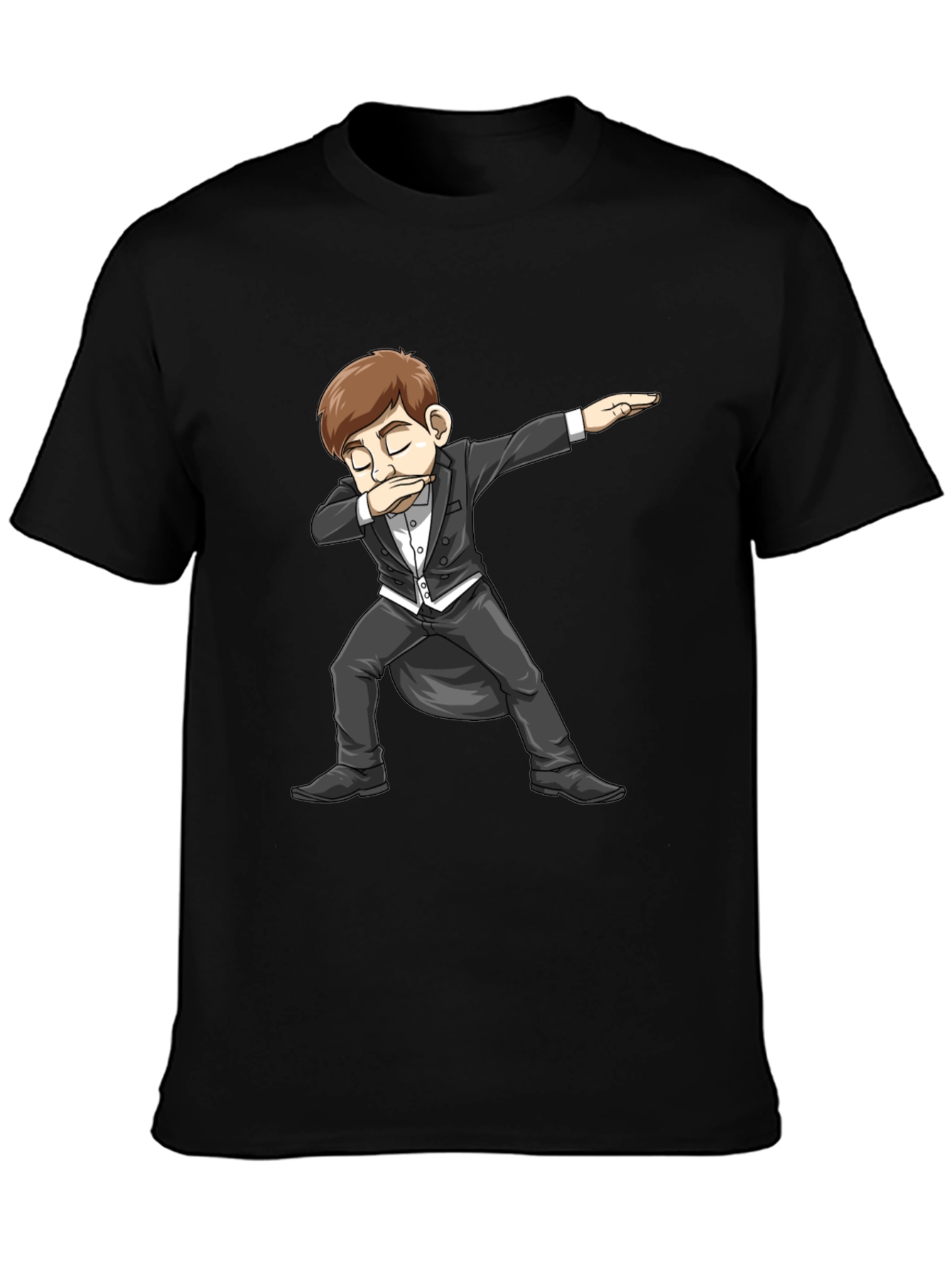 Dabbing Tuxedo Cartoon T-Shirt