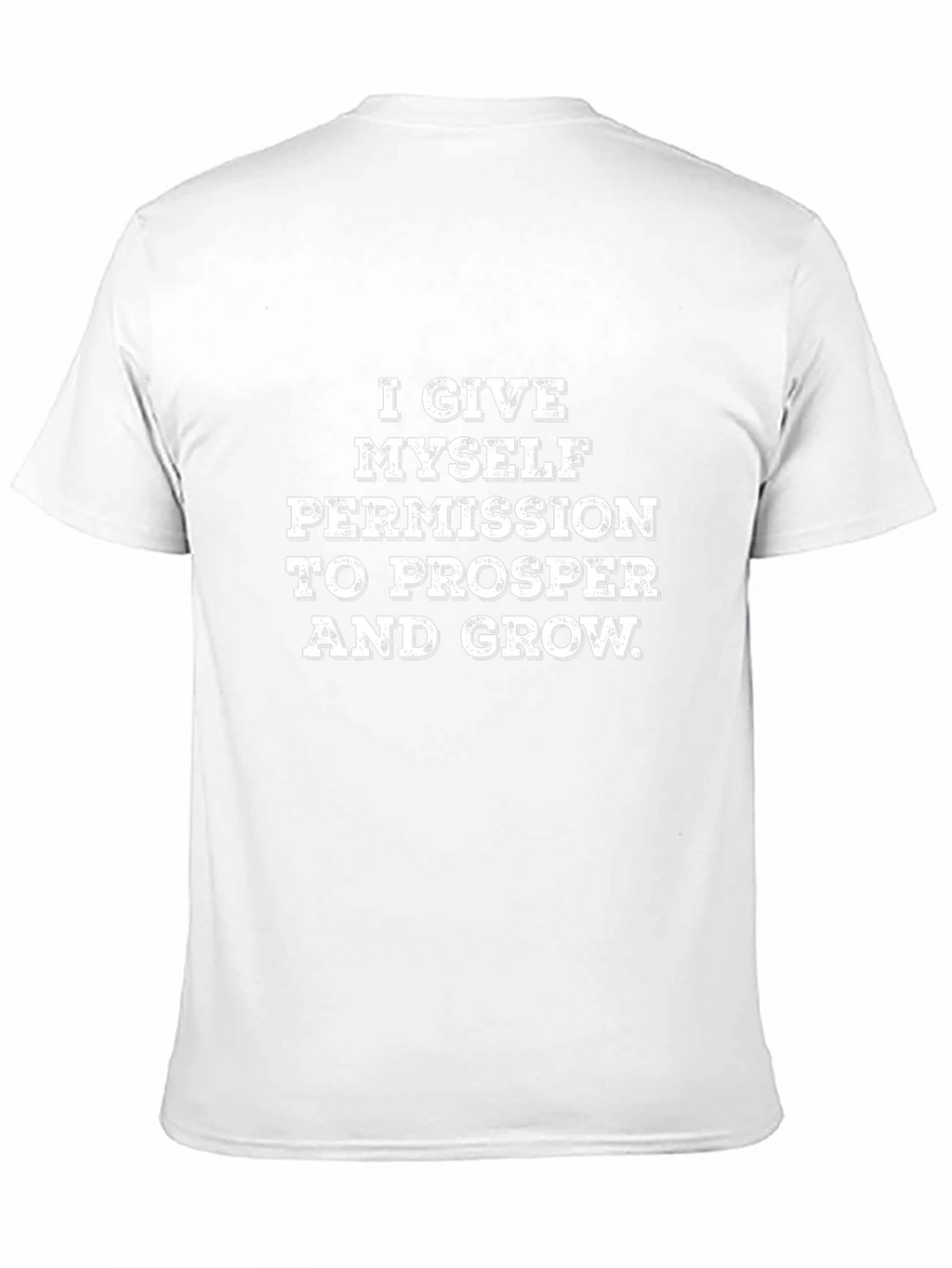 Motivational Graphic Tee - I Give Myself Permission