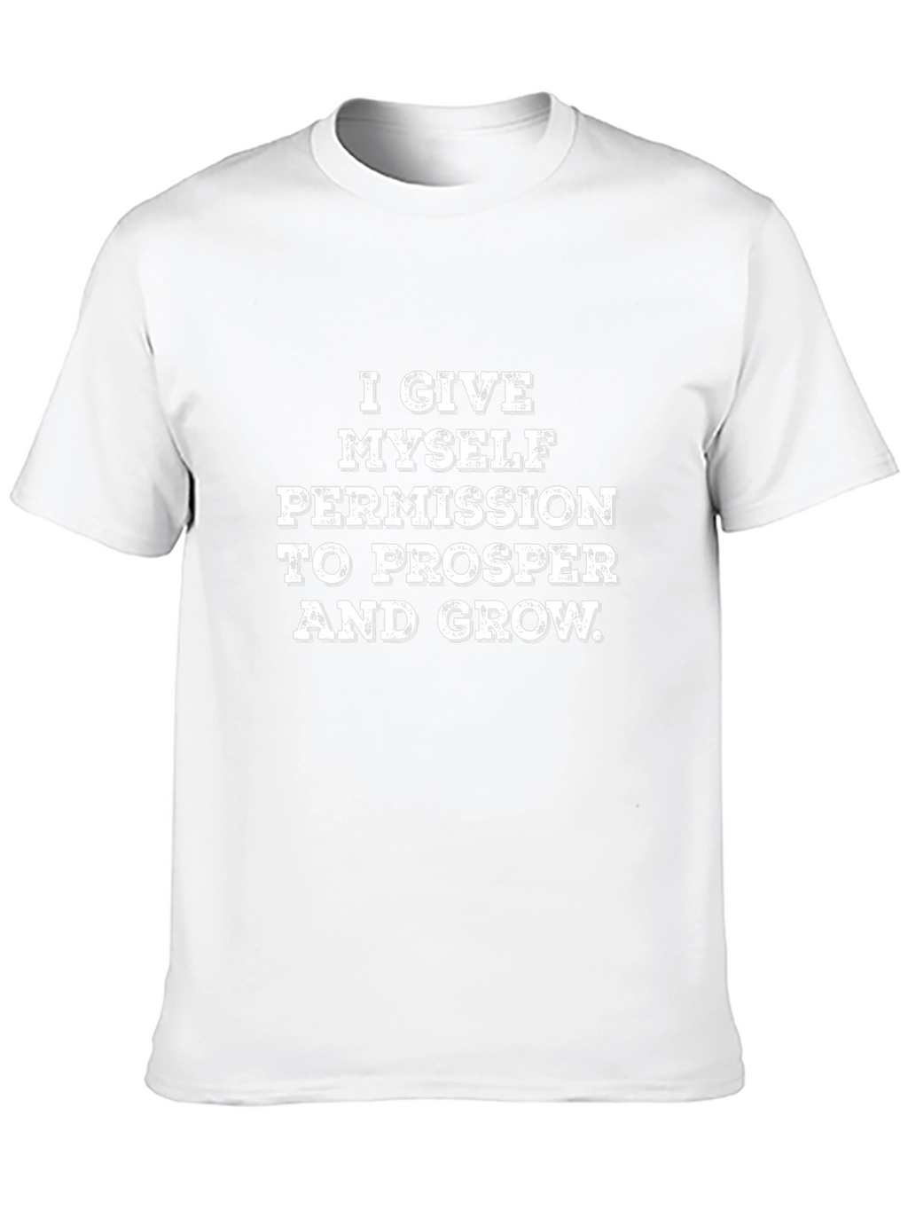 Motivational Graphic Tee - I Give Myself Permission