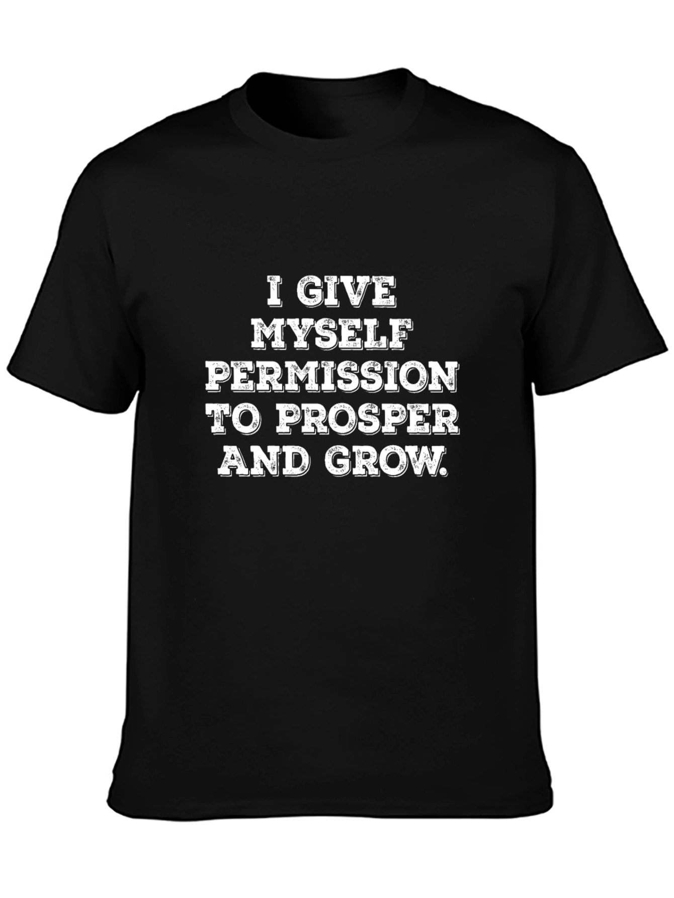 Motivational Graphic Tee - I Give Myself Permission