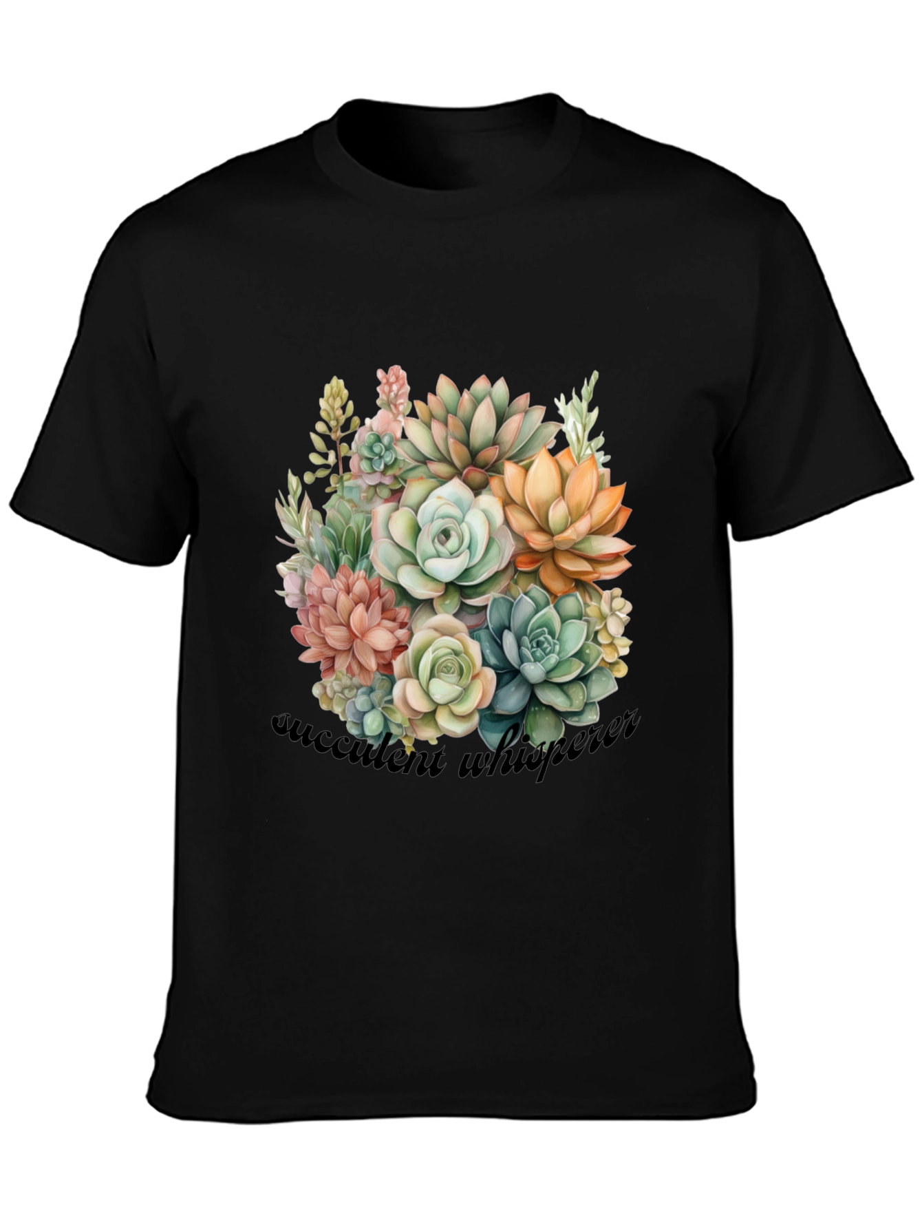 Succulent Whisperer Graphic T-Shirt