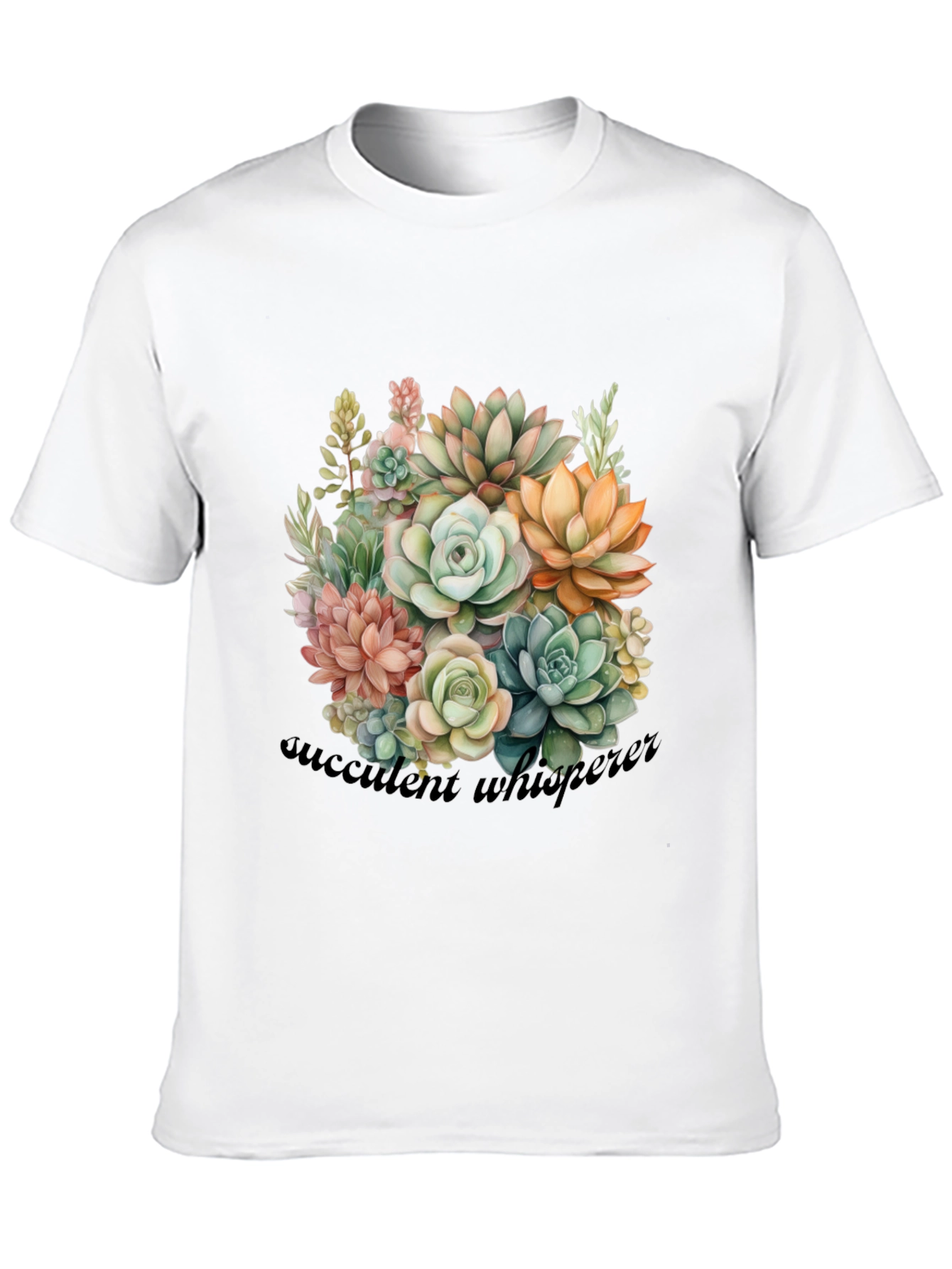 Succulent Whisperer Graphic T-Shirt
