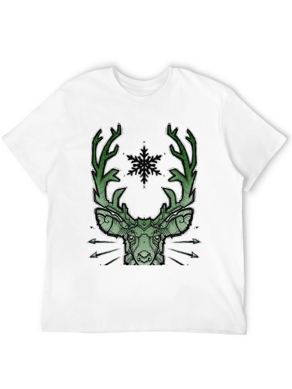 Geometric Deer Graphic Tee