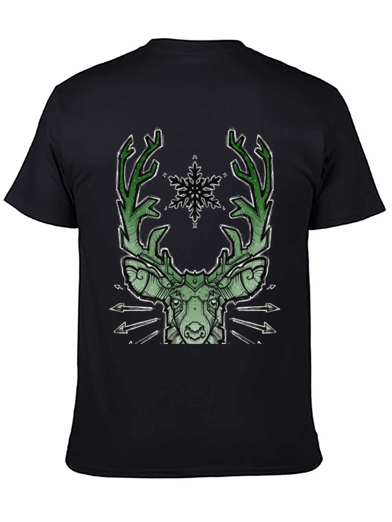 Geometric Deer Graphic Tee