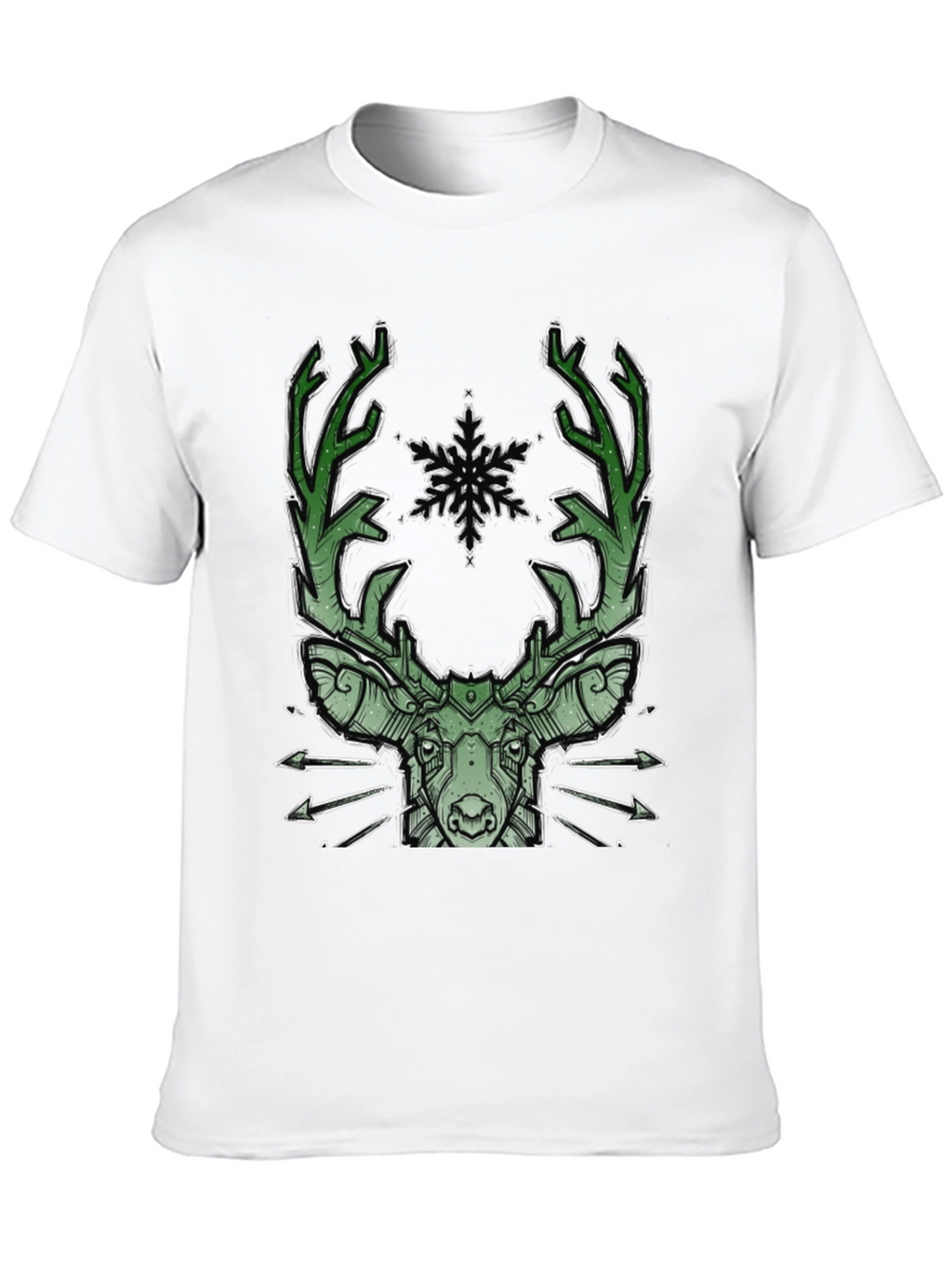 Geometric Deer Graphic Tee